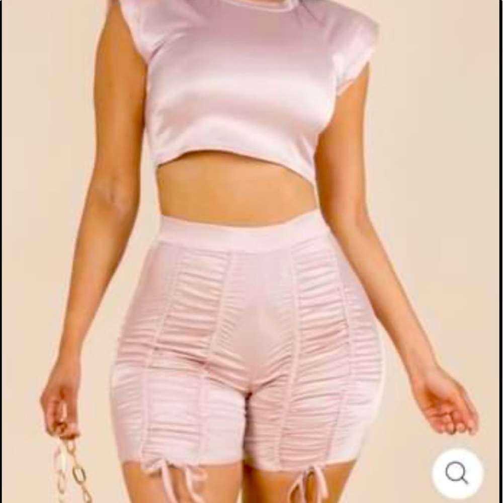 Silk satin 2 piece set SMALL